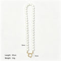 Mixed And Clear Ten Millimeter Round Bead Carabiner Necklaces view 10