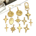 Gold-Tone Cross Metal Charms with 9 Listed Options view 4