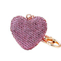 Clay Full Crystal Heart Keychains in Nine Colors plus Assorted Option view 5
