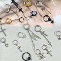 Random Assorted Stainless Steel Hoop or Drop Earring view 1