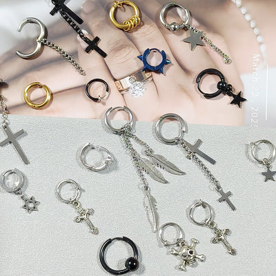 Main product view of random Assorted Stainless Steel Hoop or Drop Earring