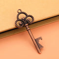 Ornate Key Shaped Metal Bottle Opener in 5 Finishes view 4