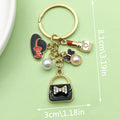 Fashion Accessory Charm Keychains in 12 Pictured Variations for Bags and Keys view 12