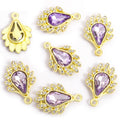Crystal Teardrop Wing Charm Collection for Jewelry Making view 10