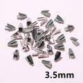 Stainless Steel Fold Over Crimp Ends in Seven Shapes view 8