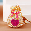 Fuchsia Heart-Pouch