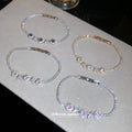 Rhombus Flower Crystal Tennis Bracelets Four Styles view 2