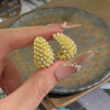 Gold Teardrop Studs