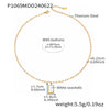 P1069 WhiteShell-Gold Necklace