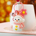 Christmas Figure Keychains in Ten Santa Reindeer and Snowman Designs view 4