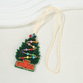 Beaded Shell Sunflower Christmas Tree Bag Charm Pendant view 9