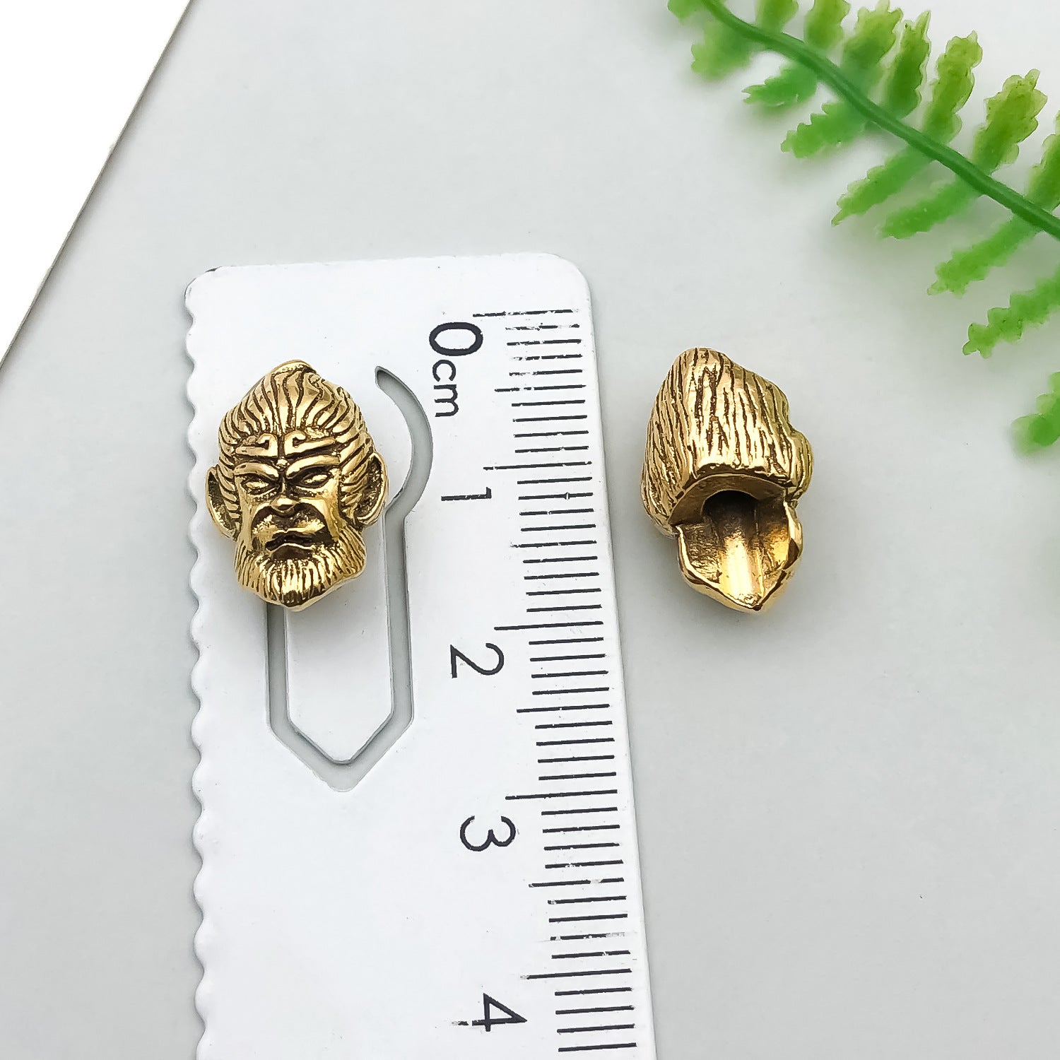 Zinc Alloy Monkey King Staff Ring Hoop Charm Pendant for DIY Bag Keychain Jewelry