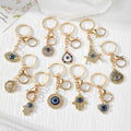 Turkish Evil Eye Keychains Rhinestone Charms Nineteen Options view 1
