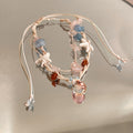 Multicolor Beach Cord Bracelets Starfish Shell Stone Accents view 6