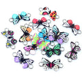 Double Butterfly Enamel Charms in Thirteen Color Styles view 5
