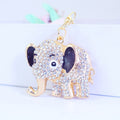 Rhinestone Elephant Keychain With Lobster Clasp And Split Ring view 8