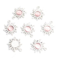 Colorful Cabochon Sunflower Jewelry Components For DIY Earrings And Bracelets Charms view 8