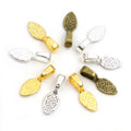 Shovel Shaped Metal Charm Pendants in Two Sizes and Five Finishes view 5