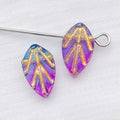 Fifteen-Color Gold-Edged Translucent Leaf Glass Bead Collection view 12