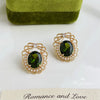 Green Lace Oval