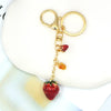 Red Strawberry Chain Mini Charms