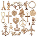 Alloy Metallic Travel Theme Metal Charms with 22 Listed Options view 5