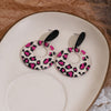 Pink Leopard Rings