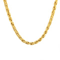 Thick Mariner Link Chain Necklace Choker Style Gold Steel view 5