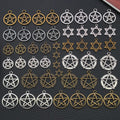 Metallic Tarot Card Metal Charms with 12 Listed Options view 2
