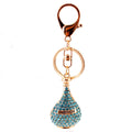 Rhinestone Perfume Bottle Keychain With Lobster Clasp view 5