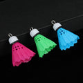 Simulated Plastic Badminton Shuttlecock Charms Six Colors view 1