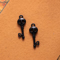 Detailed Skull Key Metal Pendant Charm For Jewelry Making view 4