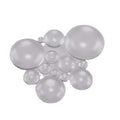 Clear Round Glass Cabochons for Jewelry Making in Seven Sizes view 2