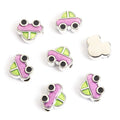 Colorful Car Shaped Enamel Spacer Beads in Four Styles view 9
