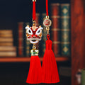 Lion Dance Head Tassel Ornaments in Four Colors plus Tassel Only Option view 7