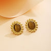 Brown Petal Ovals