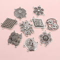 Ornate Multi-Loop Metal Connectors in Nine Floral Designs view 3