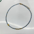 Gold Tone Seed Bead Choker Necklace Two Style Variants view 6