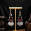 Red Teardrop Fringe