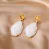 Long White Druzy