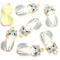 Printed Cat Alloy Charms in 9 Styles for Jewelry Crafts view 12