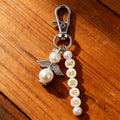 Beaded Angel Lobster Clasp Keychain With Danke Letter Beads view 4