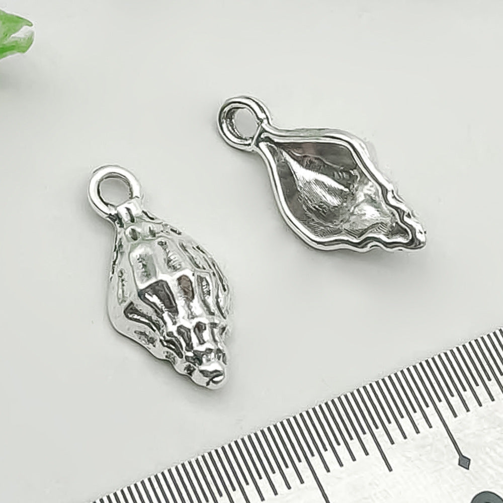 Antique Silver Zinc Alloy Turtle Conch Starfish Ocean Charm Pendants for DIY Jewelry