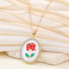 Red Oval Rose