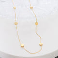 Minimal Disc Bead Choker Necklace Cluster or Spaced Layouts view 2