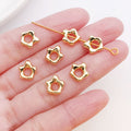 Gold-Tone Bead Frame Metal Charms with 3 Listed Options view 3