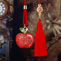 Mixed Crystal Cherry Apple Cabbage Mahjong and Fish Car Hangers view 4