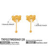 Gold Bow Earrings