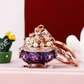 Treasure Bowl, Fortune Pouch and Mixed Auspicious Charm Keychains view 3