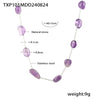 Purple Stone Necklace